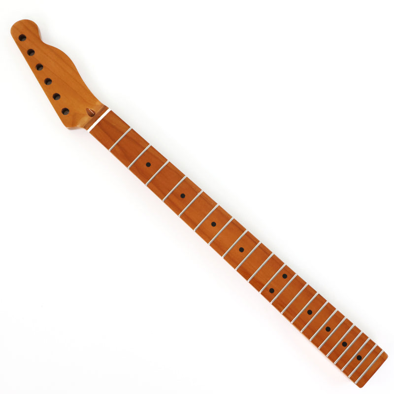 Roasted Maple Gloss Finish TL Style Electric Guitar Neck with Stainless Steel Frets (2029)