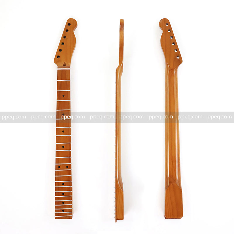 Roasted Maple Gloss Finish TL Style Electric Guitar Neck with Stainless Steel Frets (2029)
