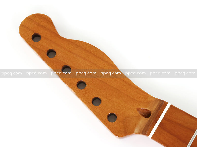 Roasted Maple Gloss Finish TL Style Electric Guitar Neck with Stainless Steel Frets (2029)