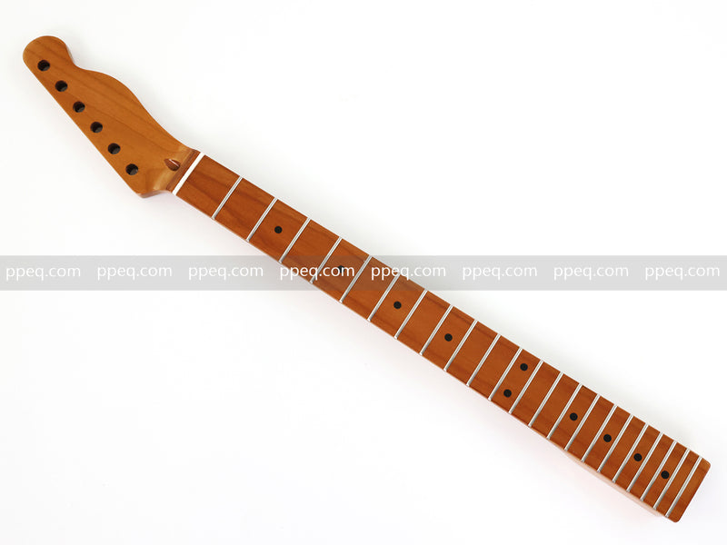 Roasted Maple Gloss Finish TL Style Electric Guitar Neck with Stainless Steel Frets (2029)