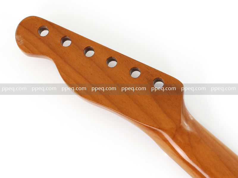 Roasted Maple Gloss Finish TL Style Electric Guitar Neck with Stainless Steel Frets (2029)