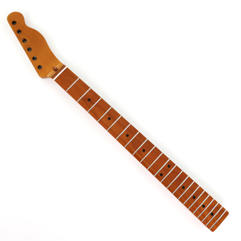 Roasted Maple Gloss TL Style Electric Guitar Neck with Stainless Steel Ball Frets (2030)