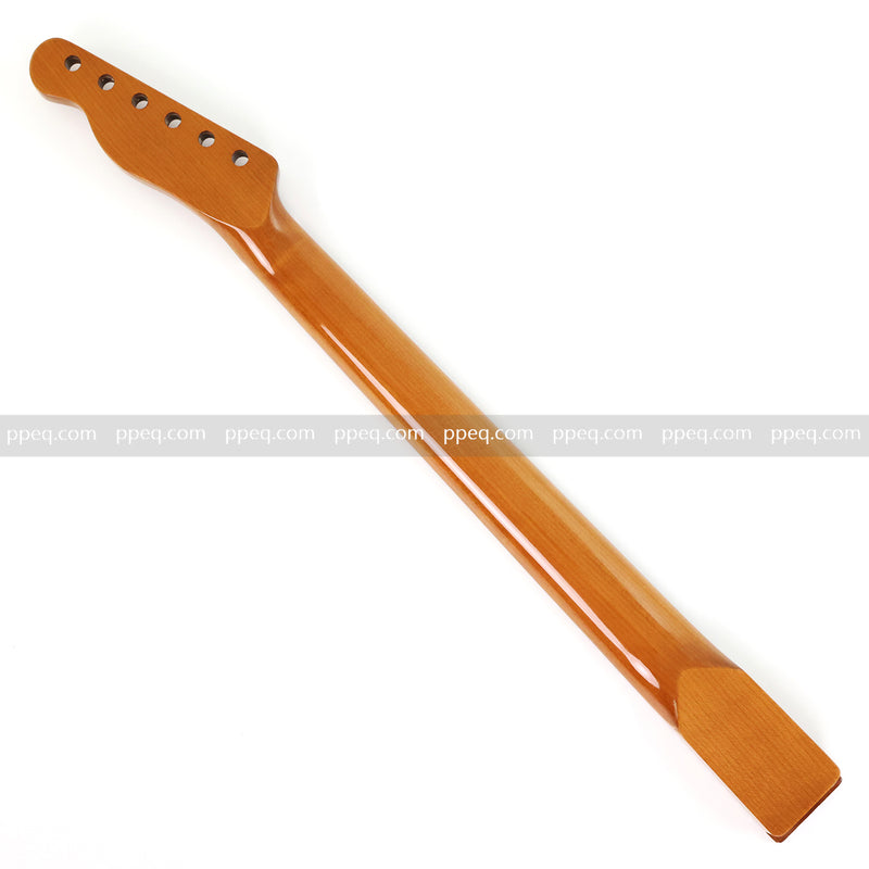 Roasted Maple Gloss TL Style Electric Guitar Neck with Stainless Steel Ball Frets (2030)
