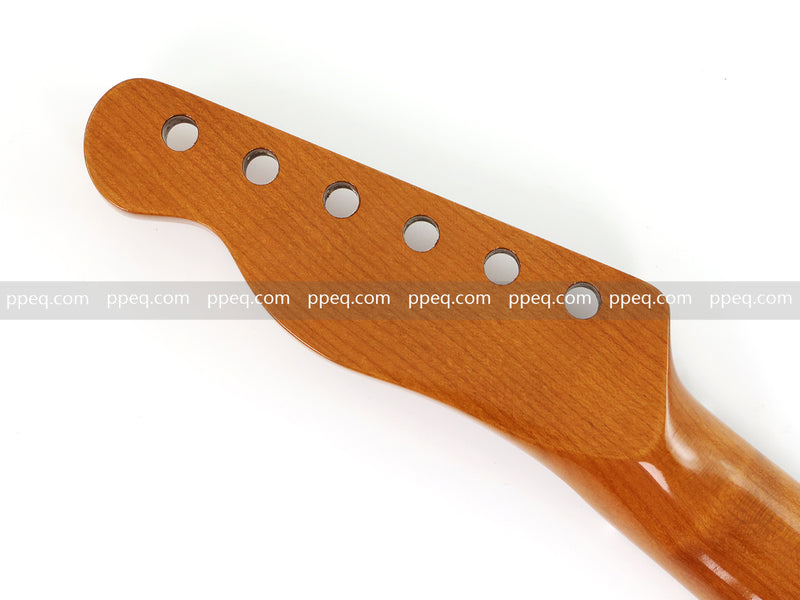 Roasted Maple Gloss TL Style Electric Guitar Neck with Stainless Steel Ball Frets (2030)