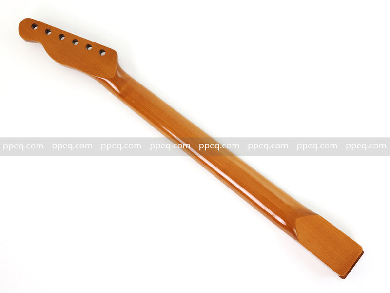 Roasted Maple Gloss TL Style Electric Guitar Neck with Stainless Steel Ball Frets (2030)