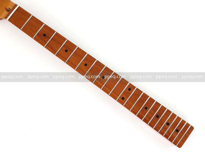 Roasted Maple Gloss TL Style Electric Guitar Neck with Stainless Steel Ball Frets (2030)