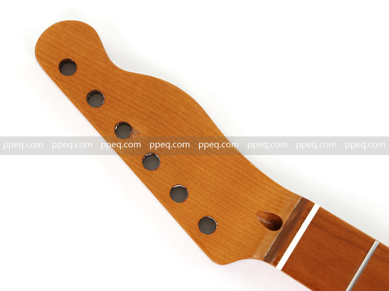 Roasted Maple Gloss TL Style Electric Guitar Neck with Stainless Steel Ball Frets (2030)
