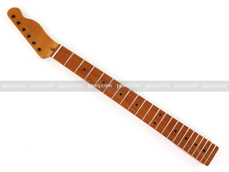 Roasted Maple Gloss TL Style Electric Guitar Neck with Stainless Steel Ball Frets (2030)