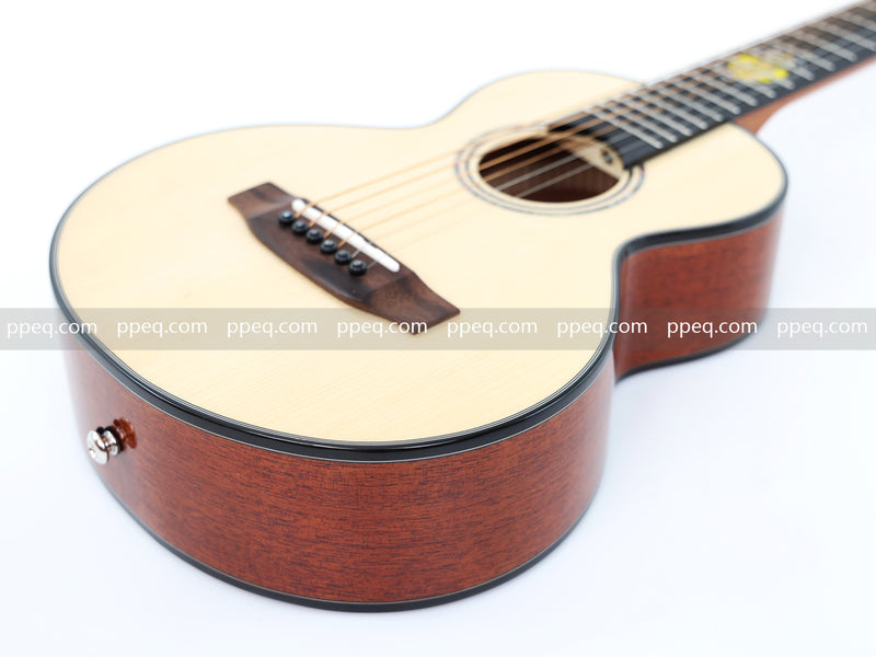 30-inch Grade A Solid Spruce Top Acoustic Guitar with Gloss Finish (JY-30A)