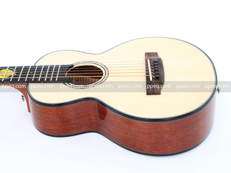 30-inch Grade A Solid Spruce Top Acoustic Guitar with Gloss Finish (JY-30A)