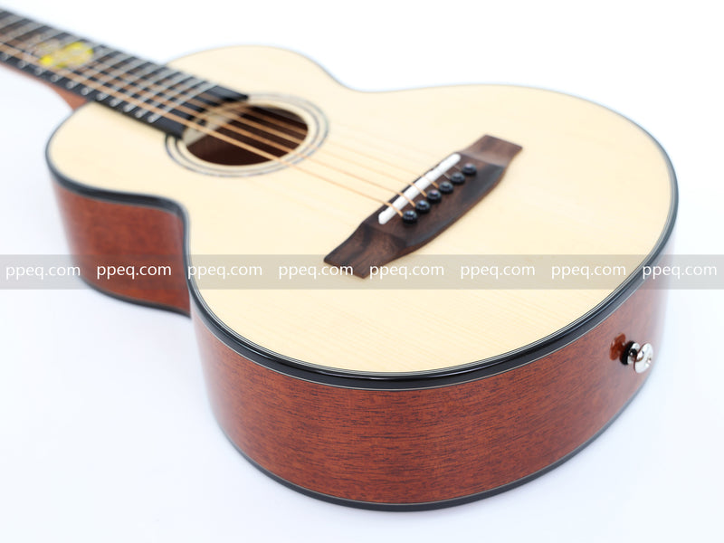 30-inch Grade A Solid Spruce Top Acoustic Guitar with Gloss Finish (JY-30A)