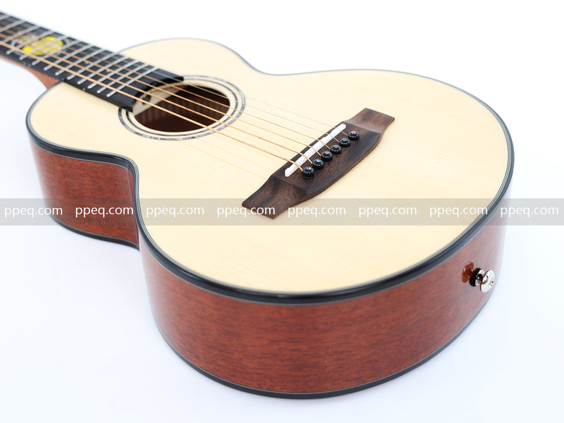 30-inch Grade A Solid Spruce Top Acoustic Guitar with Gloss Finish (JY-30A)