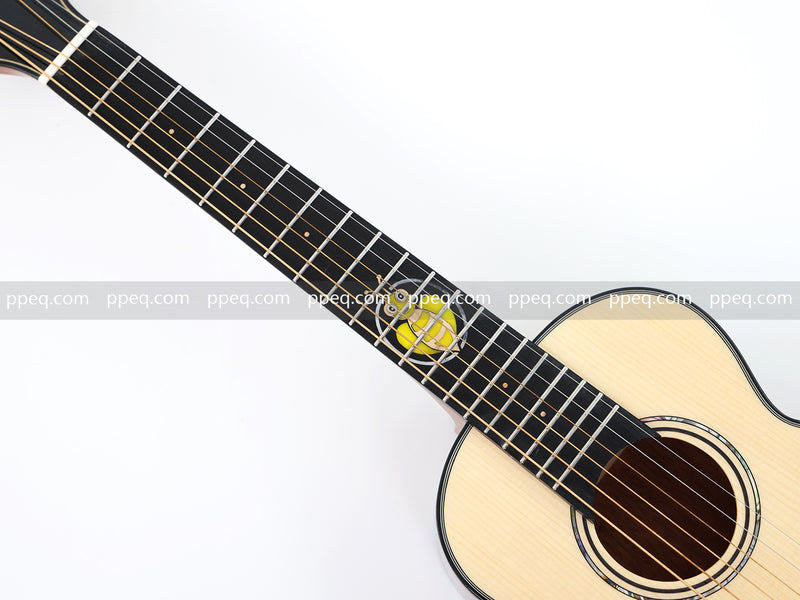 30-inch Grade A Solid Spruce Top Acoustic Guitar with Gloss Finish (JY-30A)