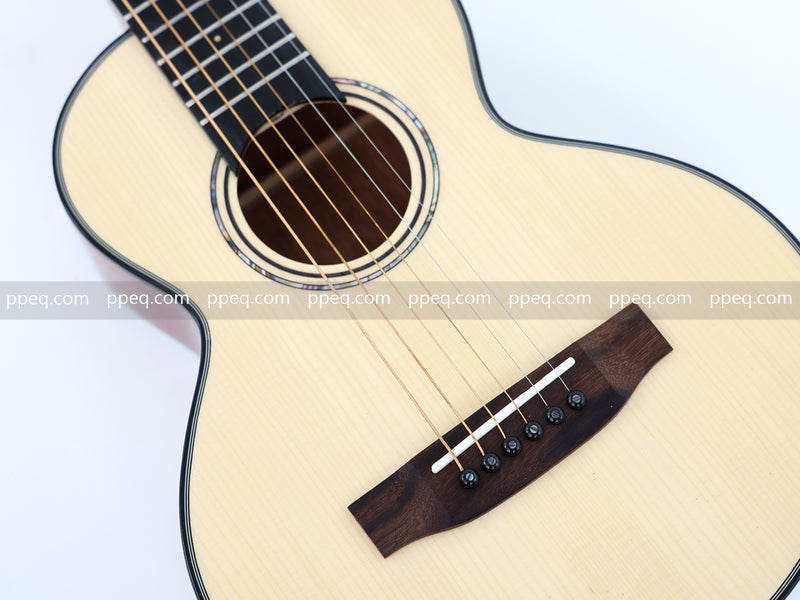 30-inch Grade A Solid Spruce Top Acoustic Guitar with Gloss Finish (JY-30A)