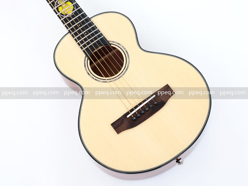 30-inch Grade A Solid Spruce Top Acoustic Guitar with Gloss Finish (JY-30A)