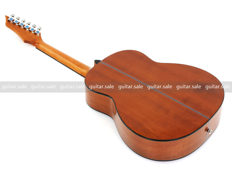 36 Inch GS Mini Style Travel Acoustic Guitar with Gloss Sunburst Finish (TY-021)