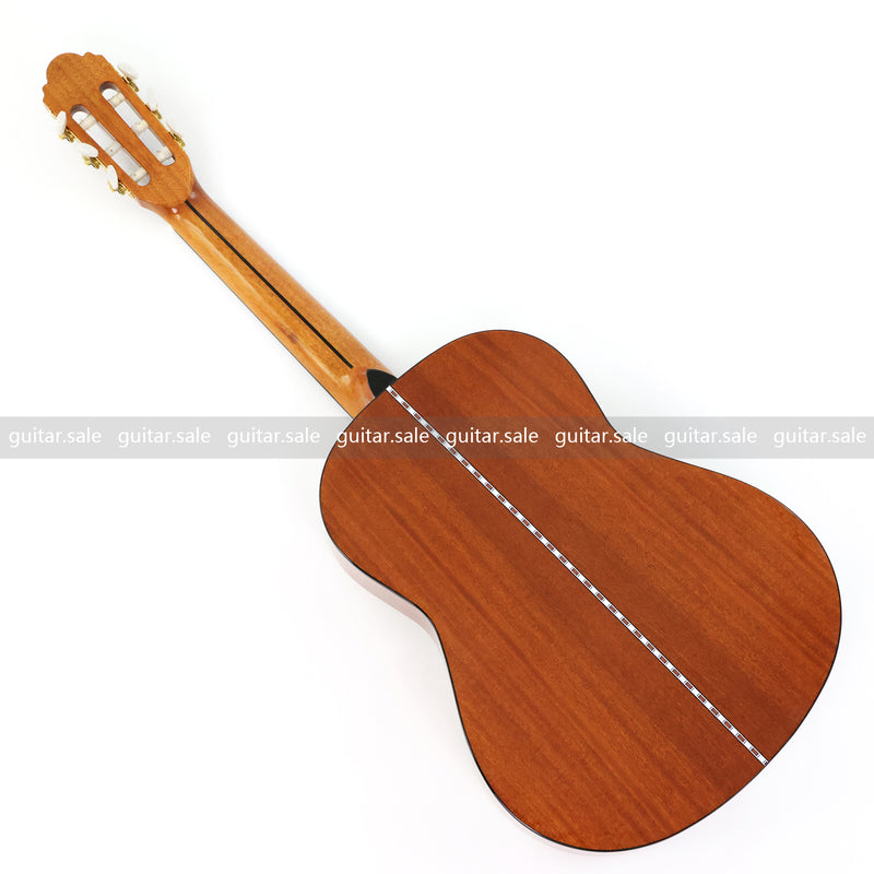 36 Inch Non-Cutaway Solid Spruce Top Classical Guitar with Gloss Finish (TY-036)