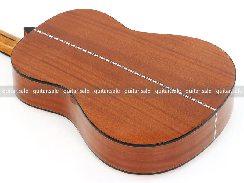 36 Inch Non-Cutaway Solid Spruce Top Classical Guitar with Gloss Finish (TY-036)