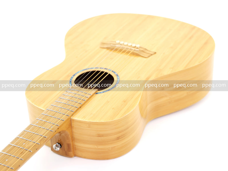 38-inch Full Solid Bamboo Tonewood Acoustic Guitar (JY-B400)