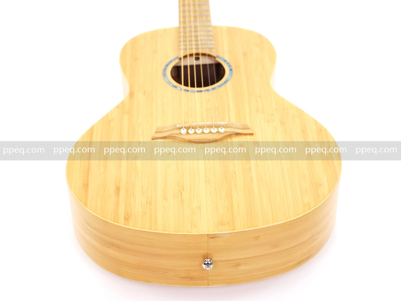 38-inch Full Solid Bamboo Tonewood Acoustic Guitar (JY-B400)