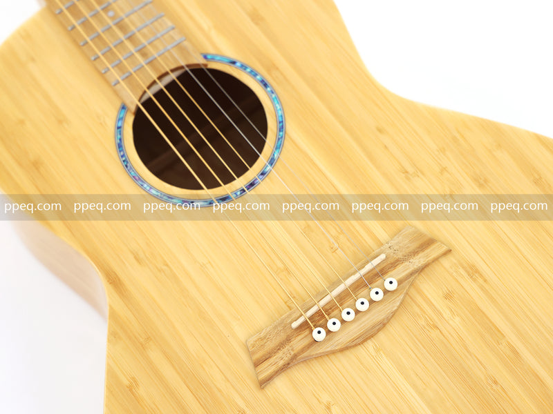 38-inch Full Solid Bamboo Tonewood Acoustic Guitar (JY-B400)