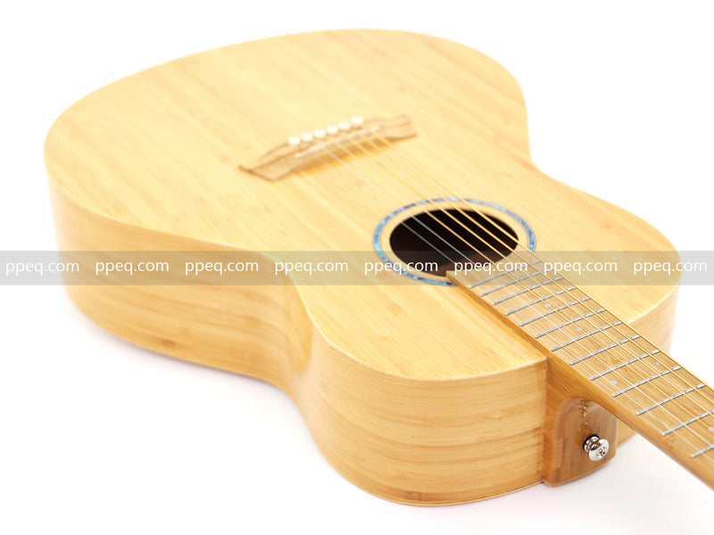 38-inch Full Solid Bamboo Tonewood Acoustic Guitar (JY-B400)