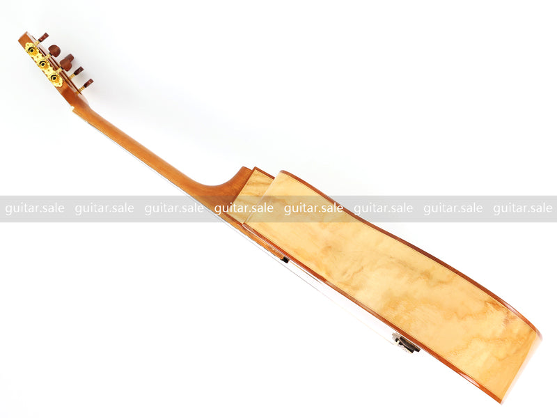 39 Inch 4/4 Full Size Cutaway Classical Guitar with Gloss Natural Finish (TY-022)