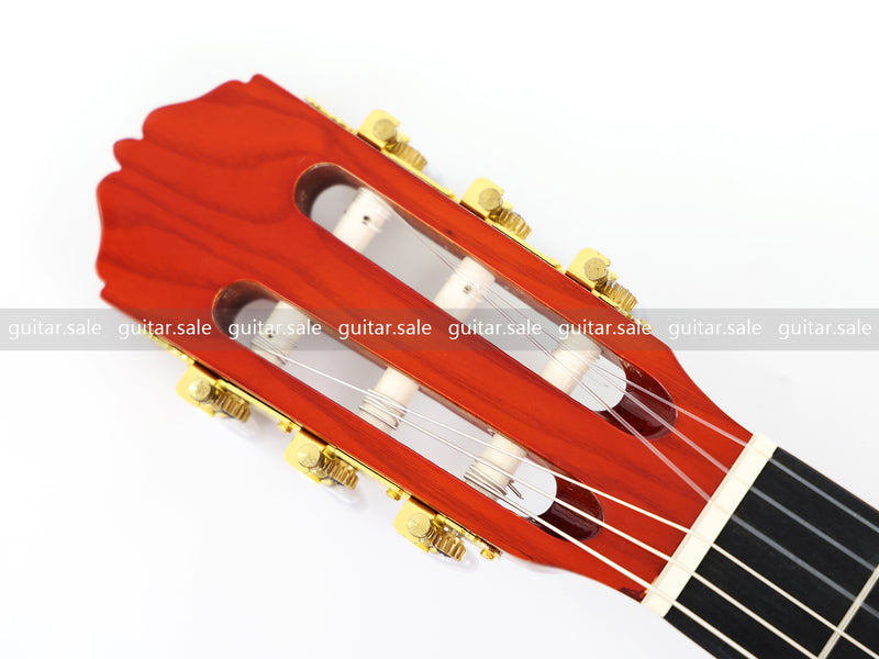 39 Inch 4/4 Full Size Standard Cutaway Classical Guitar with Black Gold Flake Gloss Finish (PMG-018)