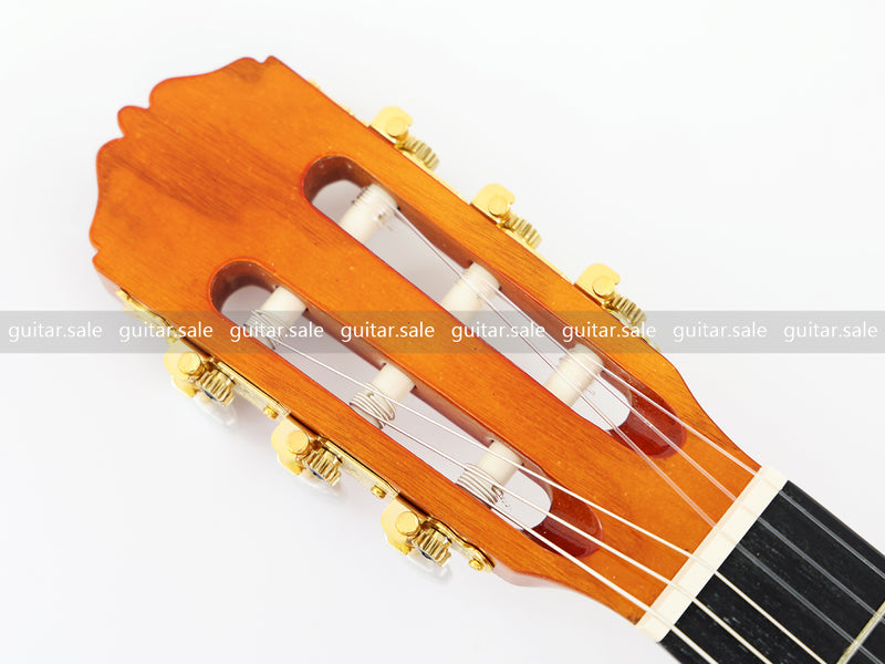 39 Inch 4/4 Full Size Standard Cutaway Classical Guitar with Red Gold Flake Gloss Finish (PMG-020)