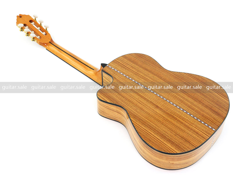 39 Inch 4/4 Full Size Standard Cutaway Solid Spruce Top Classical Guitar (TY-034)