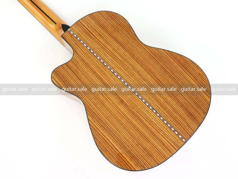 39 Inch 4/4 Full Size Standard Cutaway Solid Spruce Top Classical Guitar (TY-034)