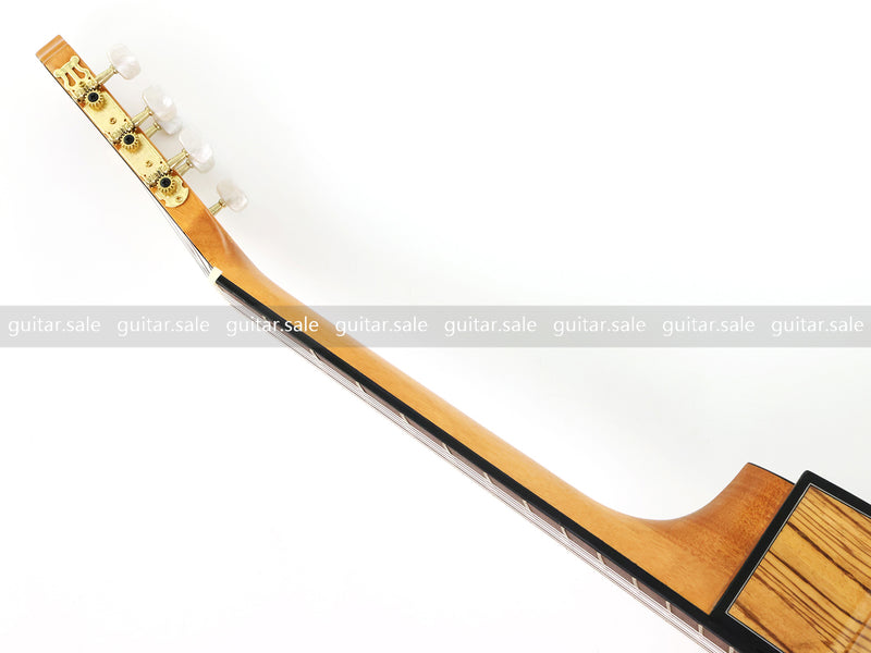 39 Inch 4/4 Full Size Standard Cutaway Solid Spruce Top Classical Guitar (TY-034)