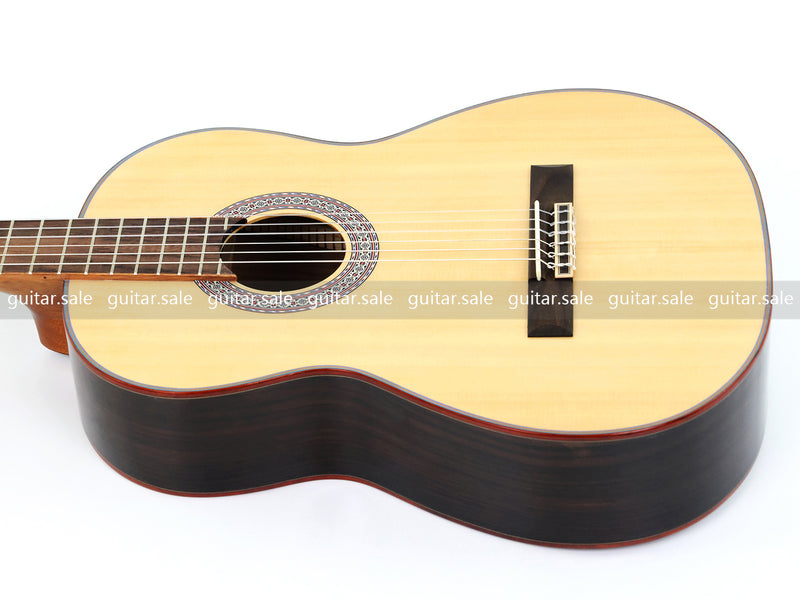 39 Inch 4/4 Full Size Standard Non-Cutaway Classical Guitar with Gloss Finish (TY-033)