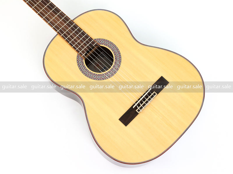 39 Inch 4/4 Full Size Standard Non-Cutaway Classical Guitar with Gloss Finish (TY-033)