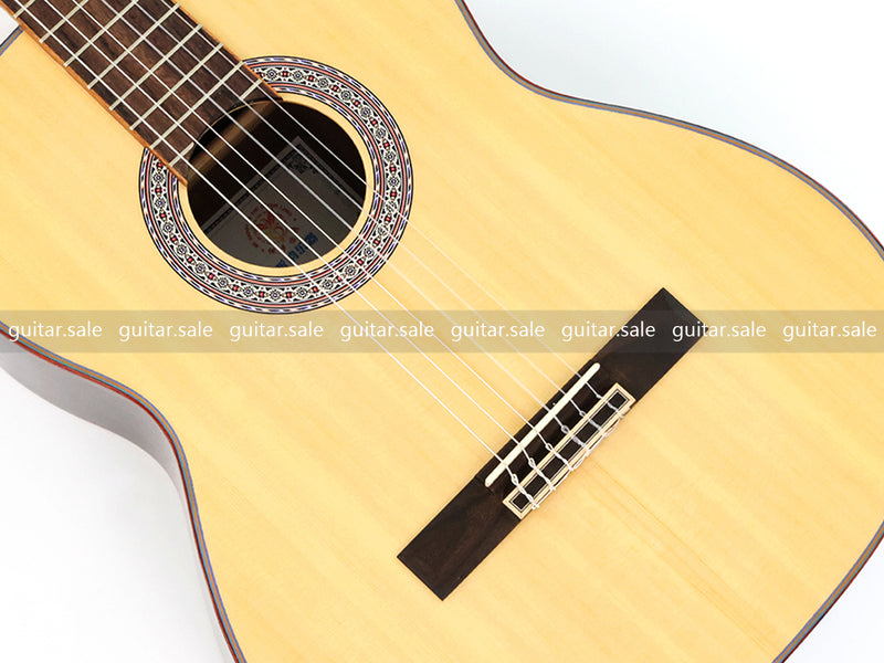 39 Inch 4/4 Full Size Standard Non-Cutaway Classical Guitar with Gloss Finish (TY-033)