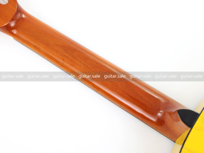 39 Inch 4/4 Full Size Standard Non-Cutaway Classical Guitar with Yellow Gold Flake Gloss Finish (PMG-021)