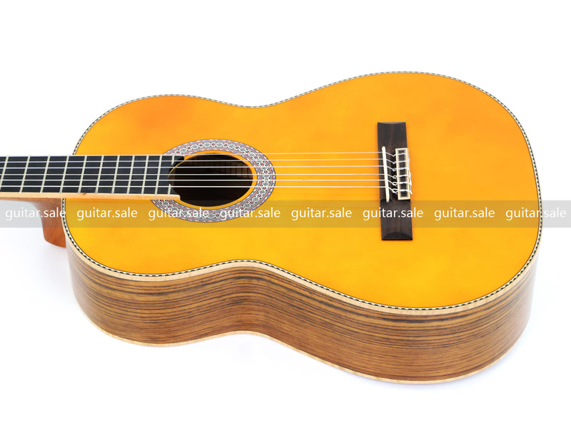 39 Inch 4/4 Full Size Standard Non-Cutaway Walnut Back & Sides Classical Guitar (TY-020)