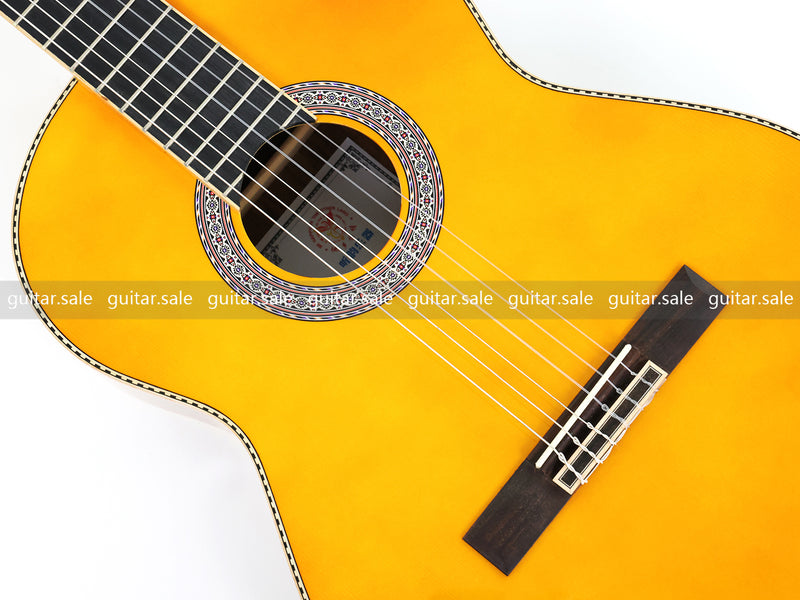 39 Inch 4/4 Full Size Standard Non-Cutaway Walnut Back & Sides Classical Guitar (TY-020)
