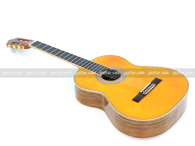 39 Inch 4/4 Full Size Standard Non-Cutaway Walnut Back & Sides Classical Guitar (TY-020)
