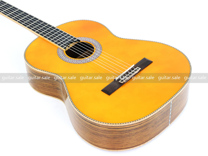 39 Inch 4/4 Full Size Standard Non-Cutaway Walnut Back & Sides Classical Guitar (TY-020)