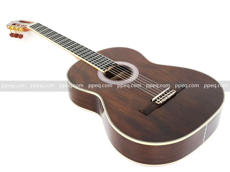 39 Inch 4/4 Full Size Standard Non-Cutaway Walnut Body Classical Guitar (TY-017)