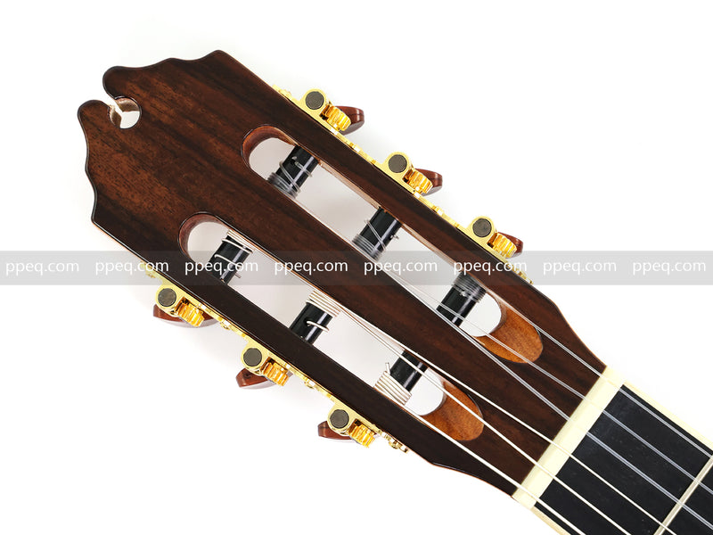 39 Inch 4/4 Full Size Standard Non-Cutaway Walnut Body Classical Guitar (TY-017)