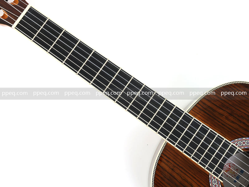 39 Inch 4/4 Full Size Standard Non-Cutaway Walnut Body Classical Guitar (TY-017)