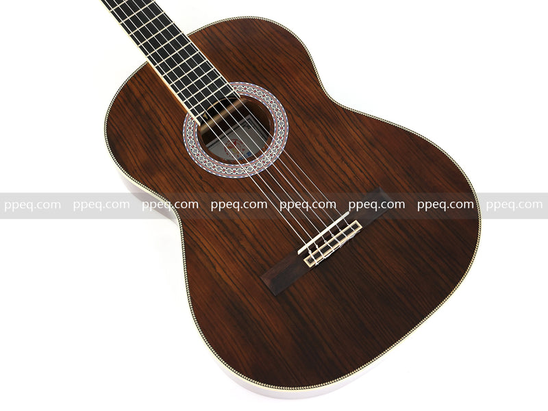 39 Inch 4/4 Full Size Standard Non-Cutaway Walnut Body Classical Guitar (TY-017)