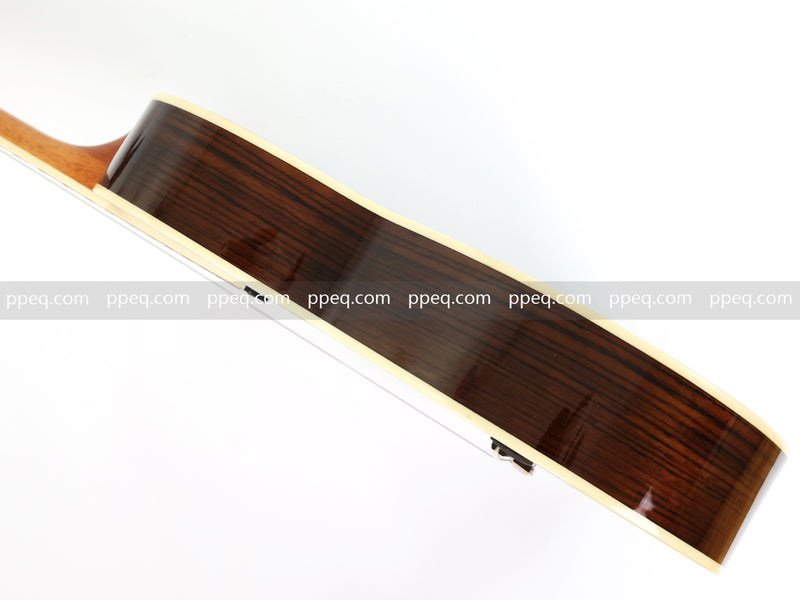 39 Inch 4/4 Full Size Standard Non-Cutaway Walnut Body Classical Guitar (TY-017)