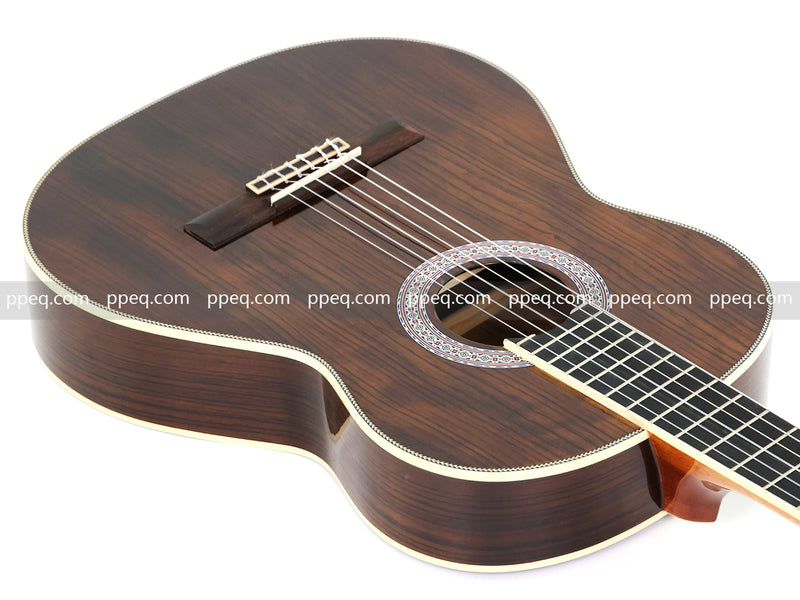 39 Inch 4/4 Full Size Standard Non-Cutaway Walnut Body Classical Guitar (TY-017)