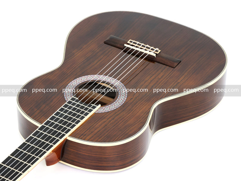 39 Inch 4/4 Full Size Standard Non-Cutaway Walnut Body Classical Guitar (TY-017)