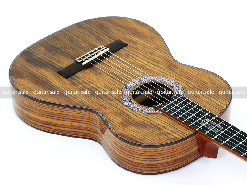 39 Inch 4/4 Full Size Standard Non-Cutaway Walnut Body Classical Guitar (TY-019)