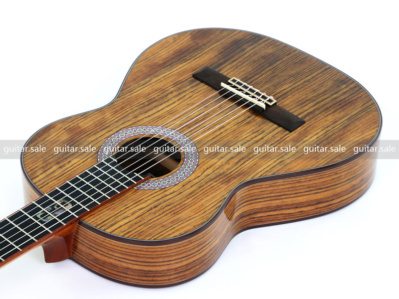 39 Inch 4/4 Full Size Standard Non-Cutaway Walnut Body Classical Guitar (TY-019)