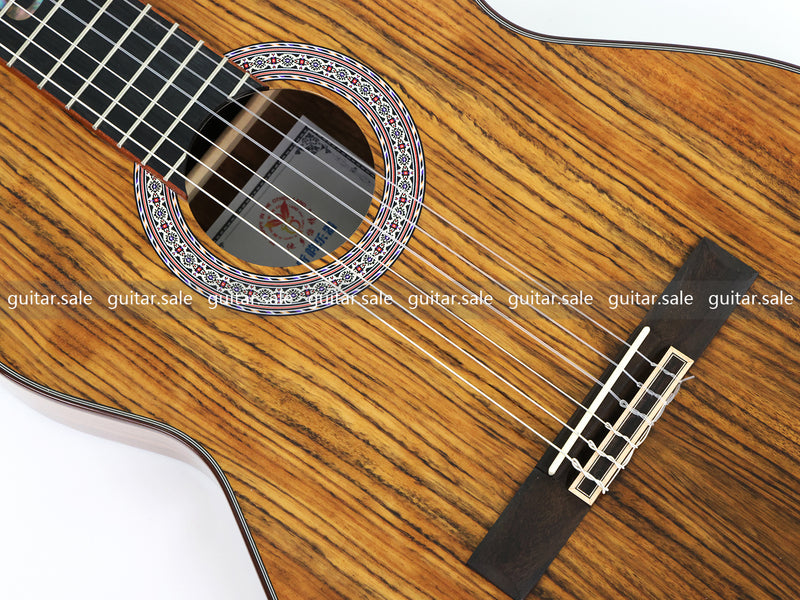 39 Inch 4/4 Full Size Standard Non-Cutaway Walnut Body Classical Guitar (TY-019)